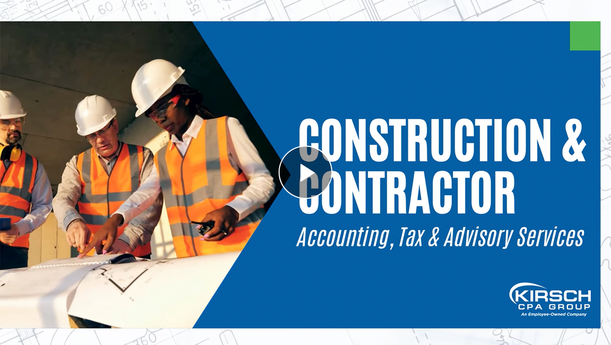 Kirsch Construction Accounting